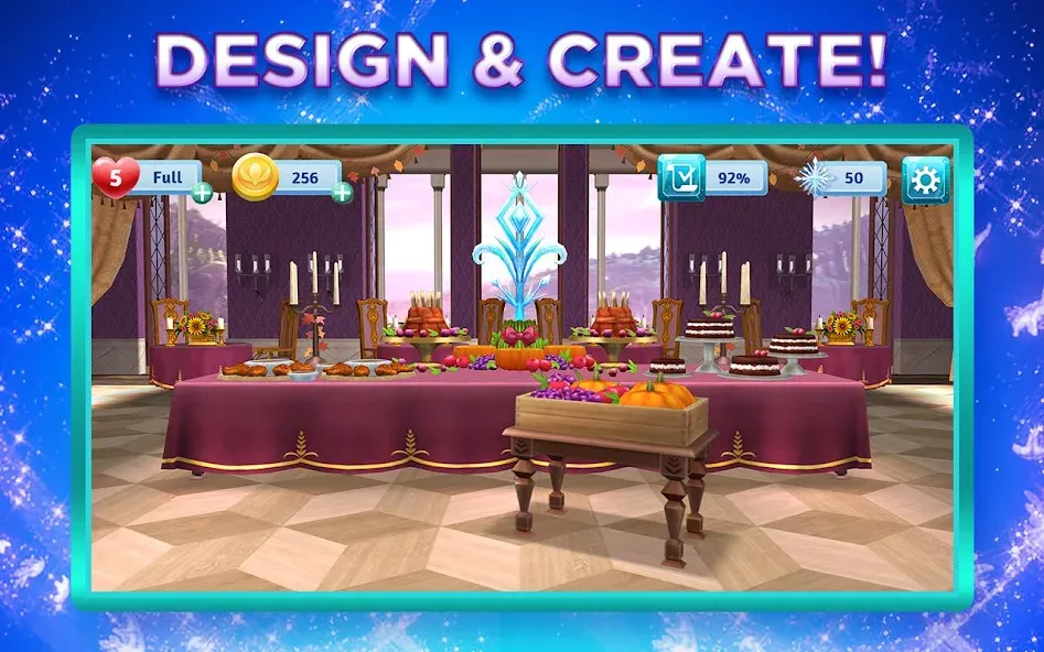Disney Frozen Adventures на телефон — скачать мод: Безлимитные ресурсы и открытые уровни — скриншот 2 Disney Frozen Adventures на телефон — скачать мод: Безлимитные ресурсы и открытые уровни — скриншот 2