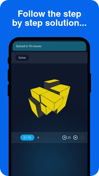 Скачать Cube Solver на Андроид с модом — Подсказки для быстрой сборки — скриншот 3