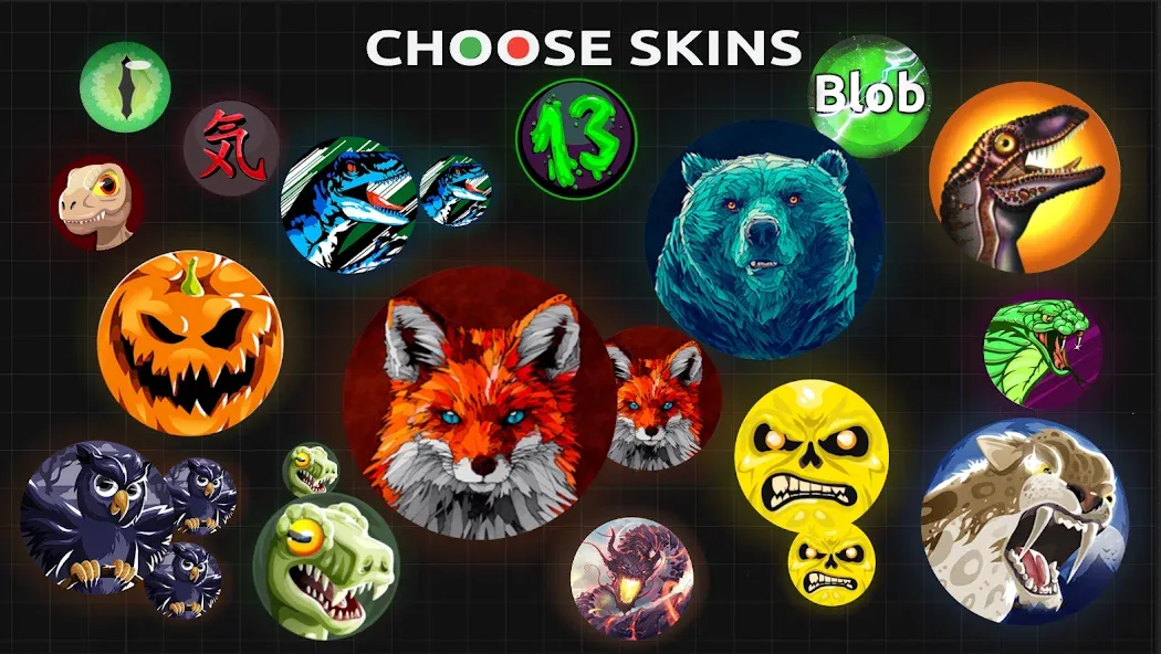 Скачать Blob.io - Multiplayer io games мод — Много монет и мощный старт — скриншот 4
