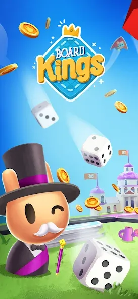 Board Kings: Board Dice Games MOD APK: Безлимитные броски и монеты — скриншот 1
