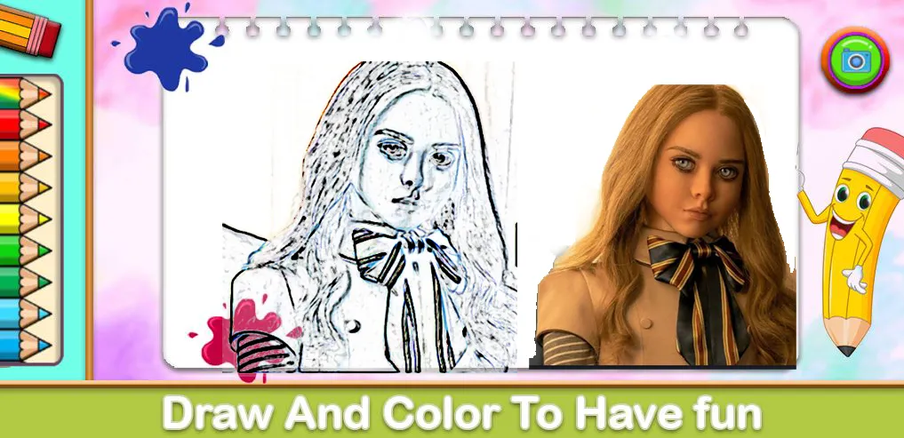 Скачать Megan Coloring Game — Все раскраски разблокированы — скриншот 3