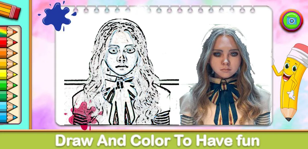 Скачать Megan Coloring Game — Все раскраски разблокированы — скриншот 4