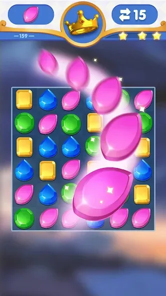 Dragondodo - Jewel Blast на телефон — скачать мод: Безлимитные жизни и подсказки — скриншот 4