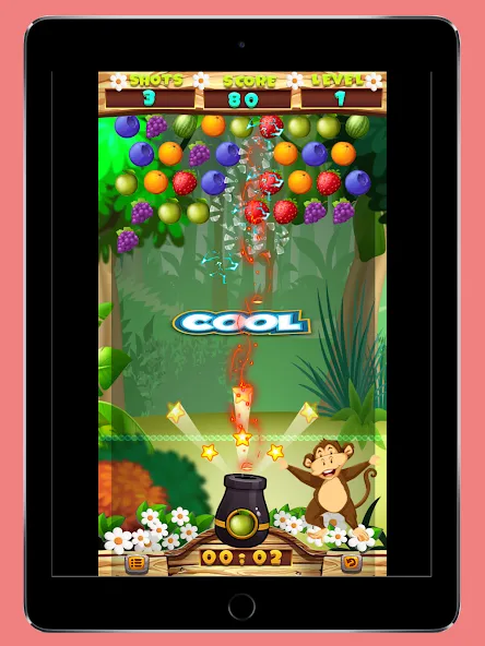 Скачать Fruits Shooter Pop — Безлимитные жизни и усилители — скриншот 1 Скачать Fruits Shooter Pop — Безлимитные жизни и усилители — скриншот 1