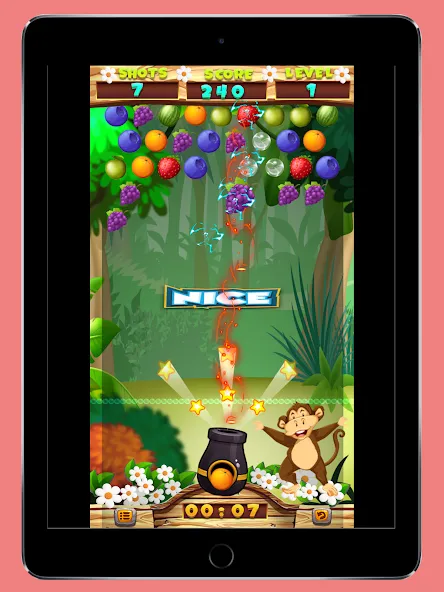 Скачать Fruits Shooter Pop — Безлимитные жизни и усилители — скриншот 2 Скачать Fruits Shooter Pop — Безлимитные жизни и усилители — скриншот 2