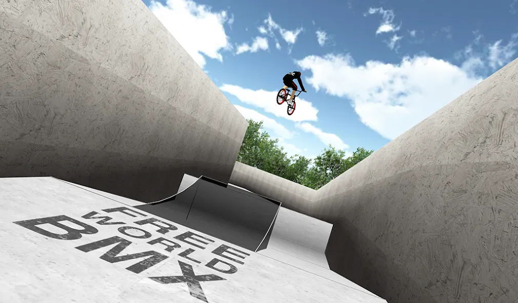 Скачать Free World BMX Mod APK — Безлимитные деньги и все трюки открыты — скриншот 1 Скачать Free World BMX Mod APK — Безлимитные деньги и все трюки открыты — скриншот 1