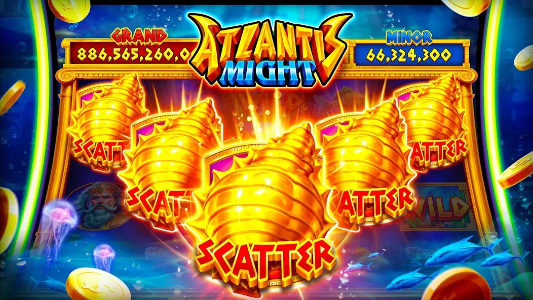Jackpot Master™ Slots - Casino — Безлимитные монеты и бесплатные вращения, скачать мод APK — скриншот 3 Jackpot Master™ Slots - Casino — Безлимитные монеты и бесплатные вращения, скачать мод APK — скриншот 3