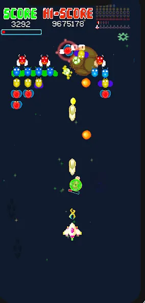 Galaxiga Retro Arcade Action — последняя версия с модом (Безлимитные деньги и усиленное оружие) — скриншот 3 Galaxiga Retro Arcade Action — последняя версия с модом (Безлимитные деньги и усиленное оружие) — скриншот 3
