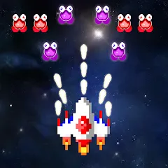Galaxiga Retro Arcade Action — последняя версия с модом (Безлимитные деньги и усиленное оружие)