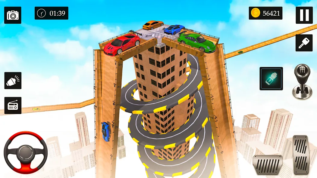 Ramp Car Stunt Racing Game — Безлимитные деньги и все машины открыты, скачать мод APK — скриншот 1 Ramp Car Stunt Racing Game — Безлимитные деньги и все машины открыты, скачать мод APK — скриншот 1