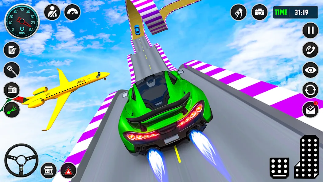 Ramp Car Stunt Racing Game — Безлимитные деньги и все машины открыты, скачать мод APK — скриншот 3 Ramp Car Stunt Racing Game — Безлимитные деньги и все машины открыты, скачать мод APK — скриншот 3