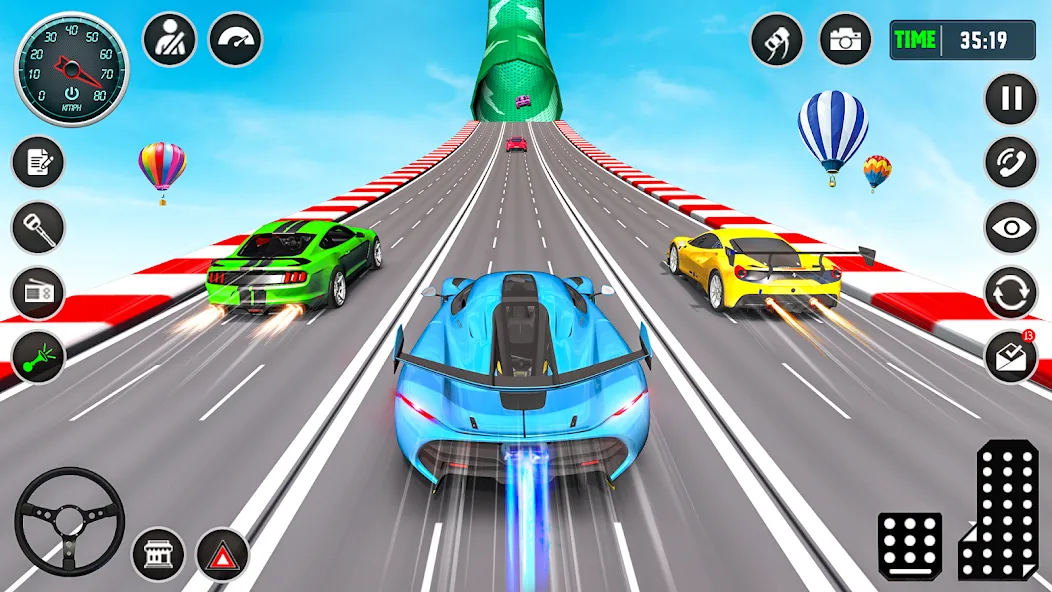 Ramp Car Stunt Racing Game — Безлимитные деньги и все машины открыты, скачать мод APK — скриншот 5 Ramp Car Stunt Racing Game — Безлимитные деньги и все машины открыты, скачать мод APK — скриншот 5