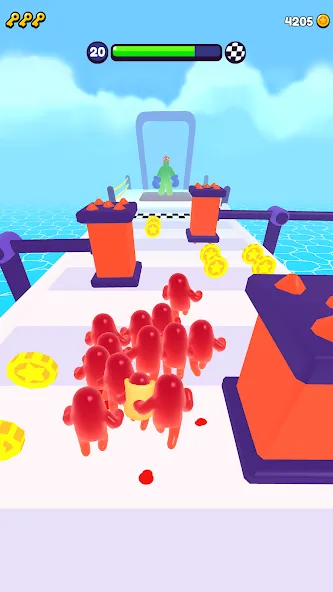 Join Blob Clash 3D: Mob Runner взлом APK — Безлимитные деньги и все скины — скриншот 4