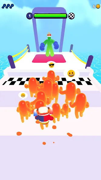 Join Blob Clash 3D: Mob Runner взлом APK — Безлимитные деньги и все скины — скриншот 5