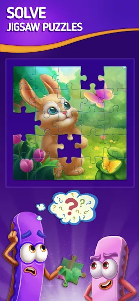 Jigsaw Puzzle by Jolly Battle мод на Андроид: Безлимитные подсказки и жизни — скриншот 1 Jigsaw Puzzle by Jolly Battle мод на Андроид: Безлимитные подсказки и жизни — скриншот 1