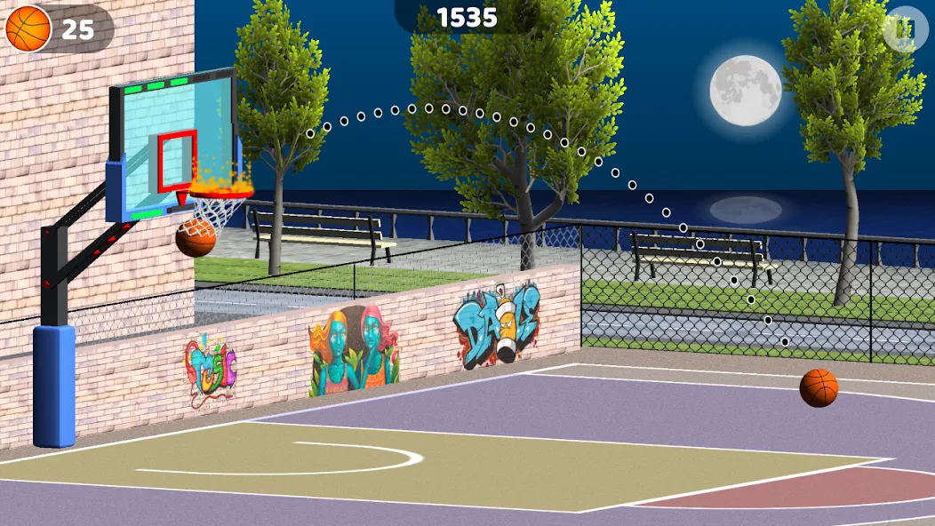 Скачать взлом Basketball: Shooting Hoops — Точные броски и много монет — скриншот 1 Скачать взлом Basketball: Shooting Hoops — Точные броски и много монет — скриншот 1