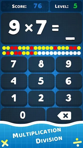 Math Practice: Solve Problems — взломанная версия, Решение примеров без ограничений — скриншот 1 Math Practice: Solve Problems — взломанная версия, Решение примеров без ограничений — скриншот 1