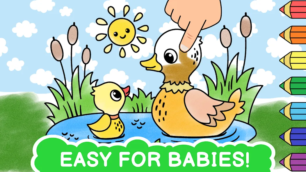 Easy coloring book for kids взломанный APK — Все раскраски разблокированы — скриншот 1 Easy coloring book for kids взломанный APK — Все раскраски разблокированы — скриншот 1