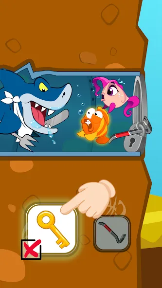 Скачать Fish Story: Save the Lover мод — Безлимитные монеты и все уровни — скриншот 3 Скачать Fish Story: Save the Lover мод — Безлимитные монеты и все уровни — скриншот 3