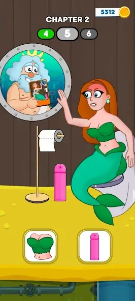 Скачать Neptune vs Mermaid: Fish Prank бесплатно — Безлимитные монеты и рыбы — скриншот 3 Скачать Neptune vs Mermaid: Fish Prank бесплатно — Безлимитные монеты и рыбы — скриншот 3