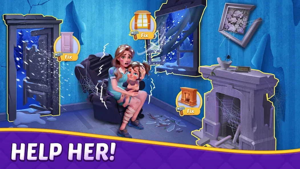 Скачать Matching Story - Puzzle Games Mod APK — Безлимитные подсказки и ходы — скриншот 1 Скачать Matching Story - Puzzle Games Mod APK — Безлимитные подсказки и ходы — скриншот 1