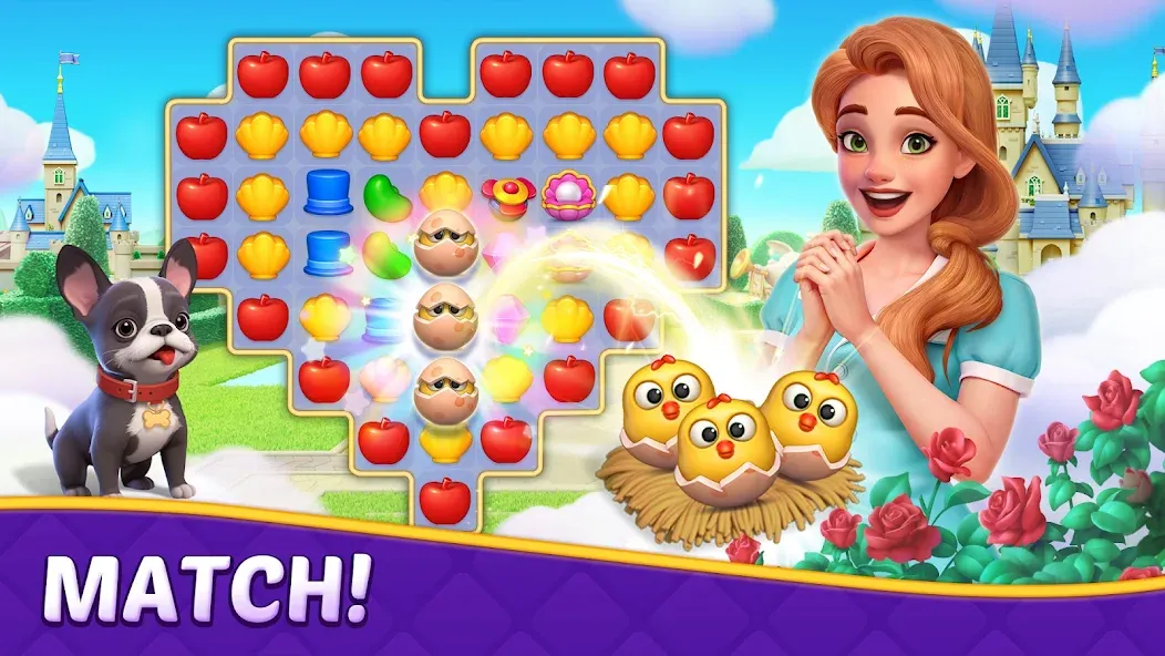 Скачать Matching Story - Puzzle Games Mod APK — Безлимитные подсказки и ходы — скриншот 4 Скачать Matching Story - Puzzle Games Mod APK — Безлимитные подсказки и ходы — скриншот 4
