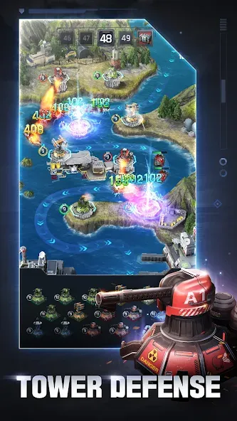 Скачать Gunship Battle Total Warfare Mod APK — Безлимитные ресурсы и усиленный флот — скриншот 2