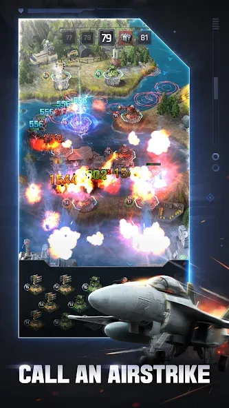 Скачать Gunship Battle Total Warfare Mod APK — Безлимитные ресурсы и усиленный флот — скриншот 3