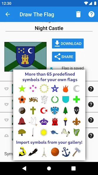 Draw The Flag - Quiz & Maker (Мод: Все флаги разблокированы и без рекламы) — скачать на Андроид — скриншот 5