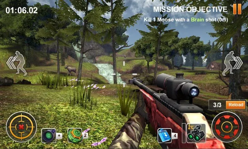 Мод Hunting Safari 3D — Безлимитные деньги и оружие, скачать APK — скриншот 3
