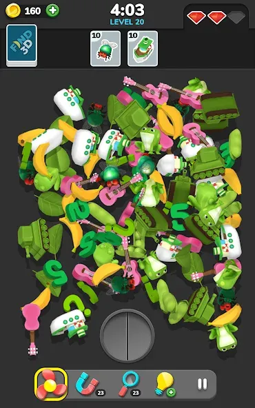 Find 3D - Match 3D Items (Мод: Безлимитные подсказки и пропуски) — скачать на Андроид — скриншот 2