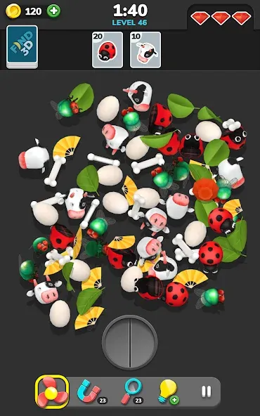 Find 3D - Match 3D Items (Мод: Безлимитные подсказки и пропуски) — скачать на Андроид — скриншот 4