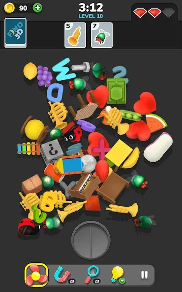 Find 3D - Match 3D Items (Мод: Безлимитные подсказки и пропуски) — скачать на Андроид — скриншот 5