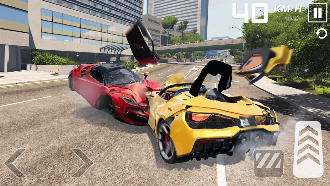 Smashing Car Compilation Game — взломанная версия, Безлимитные деньги и все машины — скриншот 3