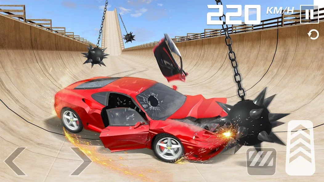 Smashing Car Compilation Game — взломанная версия, Безлимитные деньги и все машины — скриншот 5