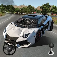 Mega Car Crash Simulator — скачать мод: Много денег и все машины