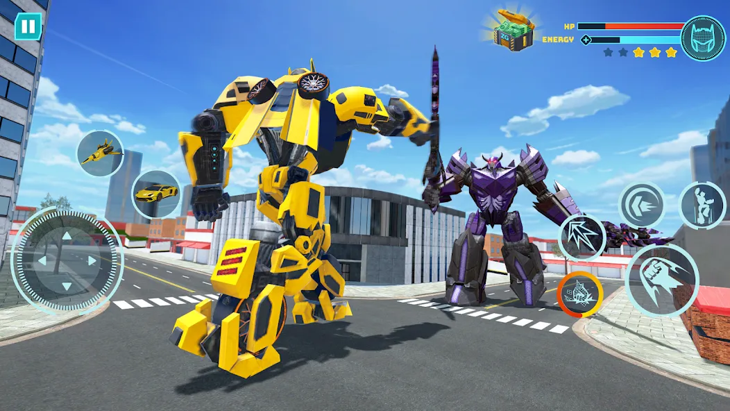 Robot Game: Transform & Fight взлом APK — Безлимитные деньги и мощные роботы — скриншот 1 Robot Game: Transform & Fight взлом APK — Безлимитные деньги и мощные роботы — скриншот 1