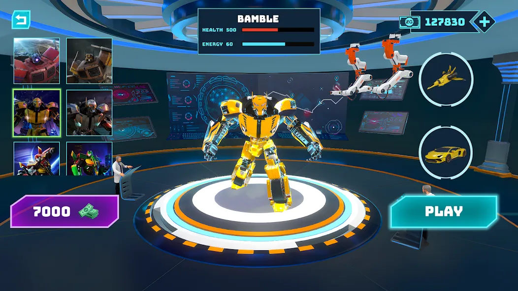 Robot Game: Transform & Fight взлом APK — Безлимитные деньги и мощные роботы — скриншот 5 Robot Game: Transform & Fight взлом APK — Безлимитные деньги и мощные роботы — скриншот 5