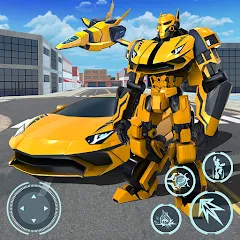 Robot Game: Transform & Fight взлом APK — Безлимитные деньги и мощные роботы
