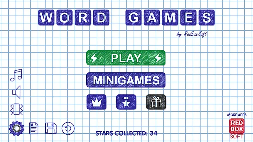 Мод Word Games — Без рекламы и все уровни открыты, скачать APK — скриншот 1