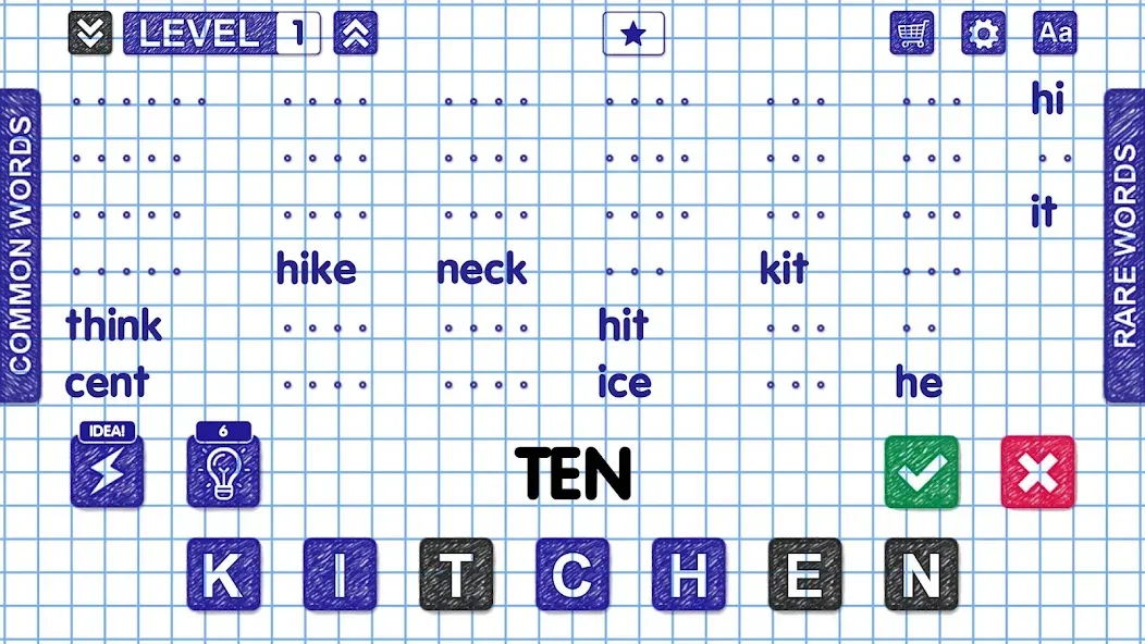 Мод Word Games — Без рекламы и все уровни открыты, скачать APK — скриншот 3