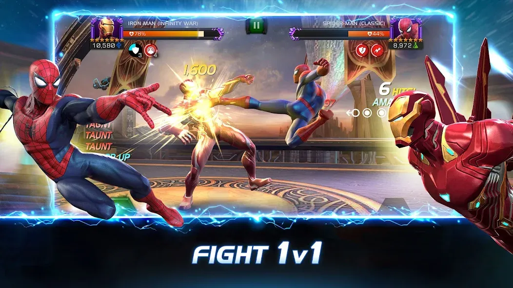 Marvel Contest of Champions — Безлимитные кристаллы и усиленные герои, скачать мод APK — скриншот 1 Marvel Contest of Champions — Безлимитные кристаллы и усиленные герои, скачать мод APK — скриншот 1