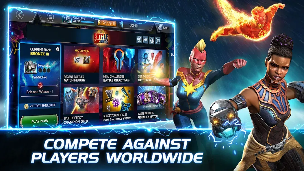 Marvel Contest of Champions — Безлимитные кристаллы и усиленные герои, скачать мод APK — скриншот 5 Marvel Contest of Champions — Безлимитные кристаллы и усиленные герои, скачать мод APK — скриншот 5