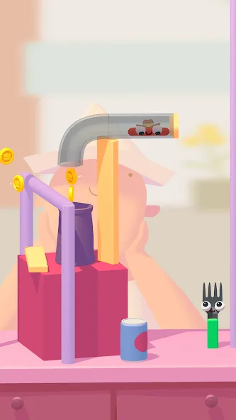 Fork N Sausage — взломанная версия, Безлимитные деньги и жизни — скриншот 3 Fork N Sausage — взломанная версия, Безлимитные деньги и жизни — скриншот 3