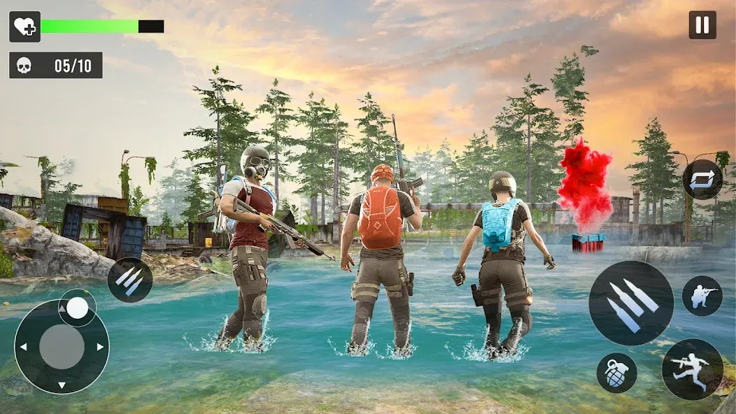 Мод Gun Games - FPS Shooting Games — Безлимитные деньги и оружие, скачать APK — скриншот 4 Мод Gun Games - FPS Shooting Games — Безлимитные деньги и оружие, скачать APK — скриншот 4