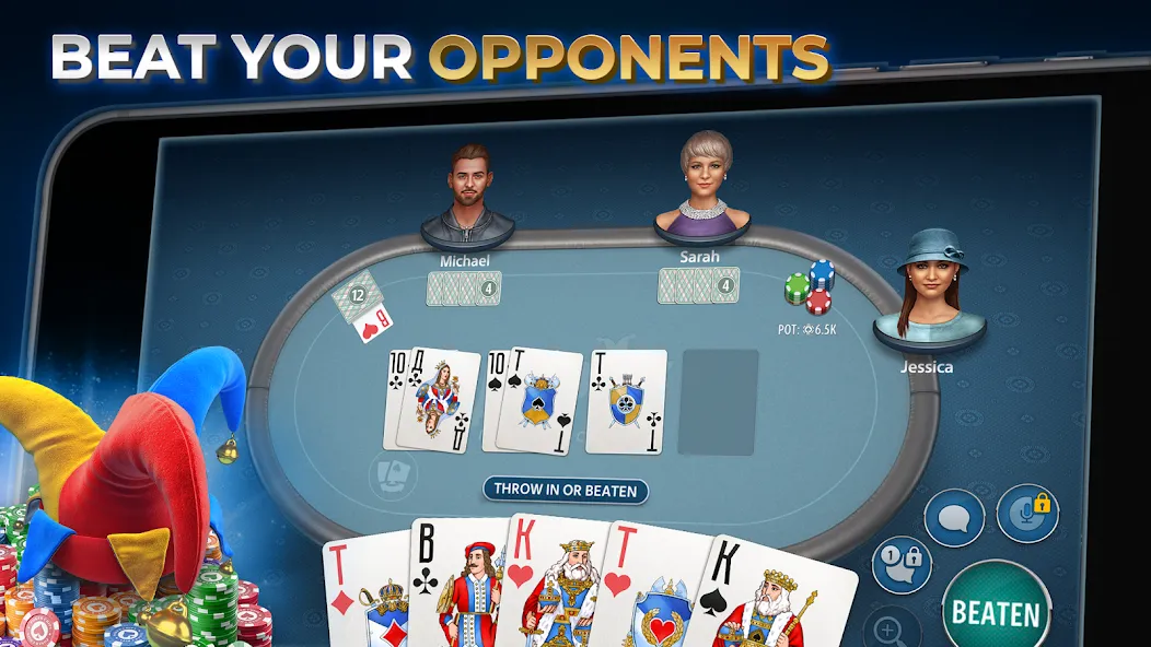 Durak Online by Pokerist — взломанная версия, Безлимитные монеты и открыты аватары — скриншот 1 Durak Online by Pokerist — взломанная версия, Безлимитные монеты и открыты аватары — скриншот 1