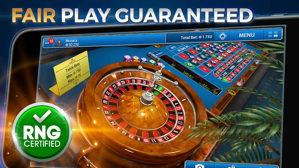 Casino Roulette: Roulettist мод на Андроид: Безлимитные фишки и удача — скриншот 1