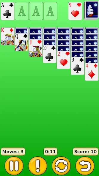 Solitaire взломанный APK — Без рекламы и безлимитные подсказки — скриншот 1 Solitaire взломанный APK — Без рекламы и безлимитные подсказки — скриншот 1
