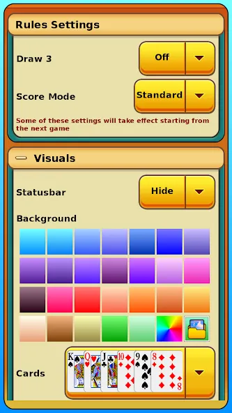 Solitaire взломанный APK — Без рекламы и безлимитные подсказки — скриншот 5 Solitaire взломанный APK — Без рекламы и безлимитные подсказки — скриншот 5