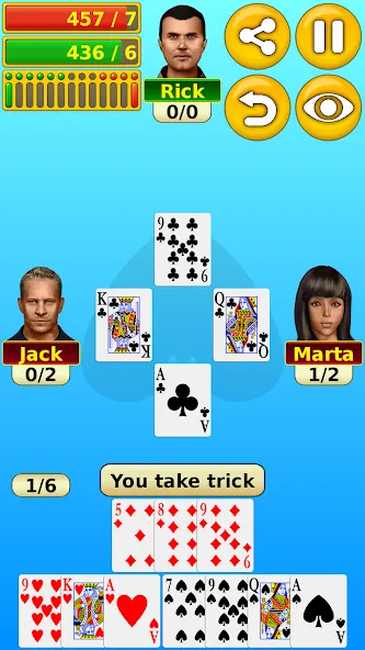 Spades бесплатно на Андроид — мод: Безлимитные монеты и разблокированы все уровни — скриншот 2